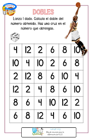 Juegos referidos al cálculo mental: Juego De Dobles Y Dobles 1 Reforzamos El Calculo Mental Aula Pt