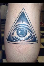Tattoos and tattoo flash with names. Black And Grey Eye In Pyramid Tattoo Design By Iris Lys