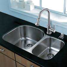 31 Inch Undermount 70 30 Double Bowl 18 Gauge Stainless Steel Kit Undermount Kitchen Sinks Stainless Steel Kitchen Sink Stainless Steel Kitchen Sink Undermount