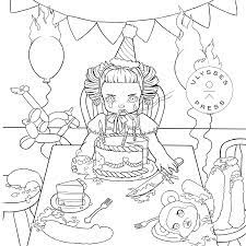 Crybaby coloring pages