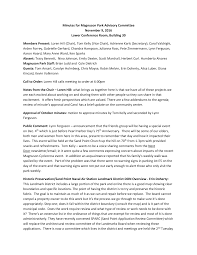 Minutes for Magnuson Park Advisory Committee November 9, 2016 Lower  Conference Room, Building 30 Members Present: Loren Hill (Ch