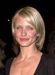 The bob cut with fringes. Cameron Diaz Hollywood S Best Bob Hairstyles Stylebistro