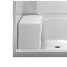 Sterling White Plastic Freestanding Shower Seat Shower Seat Sterling Bathtub Shower Bench