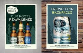New Logo Identity And Packaging For Stanley Park Brewing By Will With Images National Beer Day Rebranding Stanley Park
