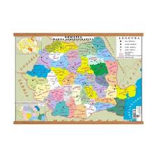 Maybe you would like to learn more about one of these? Harta De Perete Romania Harta Administrativa Harta Fizica Editura Carta Atlas Esteto Ro
