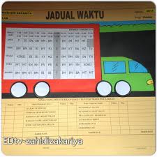 Cara menghias jadual waktu kelas. Edtv