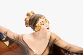 Get the best deals on folk art pottery when you shop the largest online selection at ebay.com. Lot Large And Rare Goldscheider Art Deco Figure The Butterfly Girl