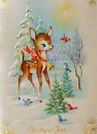 Image result for christmas cards, 1940s, 50s, 60s