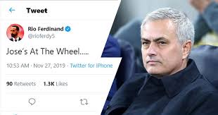 The song 'ole's at the wheel' bellowed out from the away end, but what are the lyrics to the solskjaer chant? Jose S At The Wheel Rio Ferdinand Sends Ironic Message As Mourinho Enjoys Early Spurs Days Tribuna Com