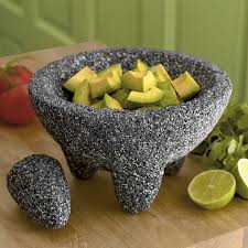 Fire pit essentials 10 lbs. Molcajete Mortar And Pestle Lava Rock Stone Gray Medium Mexico Incazteca