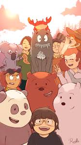 We Bare Bears Anniversary By Brian Rousette Dabujgb Png 1 280
