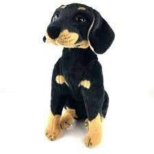 Rottweiler Plush Puppy Black Tan Dog Stuffed Animal Realistic Poseable Arms 14 5 Unbranded Dog Stuffed Animal Animals Puppies