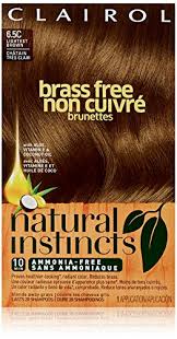 natural instincts brass free brunettes 6 5c lightest brown