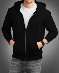 Casual Wear Mens Black Zip Up Hoodie Black Leather Jacket Hoodies Men Mens Cotton Hoodie Celebrities Leather Jacket
