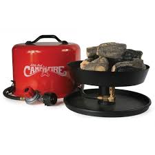 Does it have a lid or carrying case to keep rocks in the pit and make it easy to maneuver and. Camco 58031 Little Red Campfire Compact Outdoor Portable Tabletop Propane Heater Fire Pit Bowl For Camping Tailgating And Patios 11 25 Inch Target
