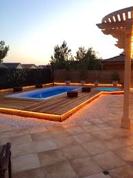Swim Spa And Jacuzzi Above Ground Pool With Deck Backyard Heaven Backyard Pool Backyard Pool Landscaping Pool Landscaping