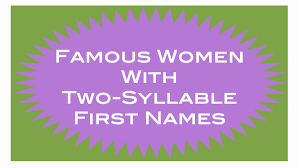 This list also features lgbt celebrities who have never officially came out as gay, like model and actress cara delevingne. Popular Two Syllable Baby Girl Names Wehavekids