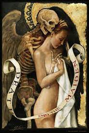 Death and the maiden when you first look at this oil painting by egon schiele (1915), it takes some time to understand its title: Death And The Maiden Large Poster Pj Lynch Gallery