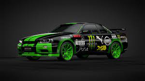 Monster Energy SkyLine GTR - Car Livery by THE_Shark_Player | Community |  Gran Turismo Sport