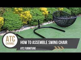 How To Assemble Swing Chair Diy Atc Furniture 2017 Youtube