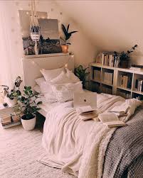 Therefore adding contrast color like black furniture in this room is the best idea. Simple But Cozy Bedroom With Tons Of Books And Plants By Booksandpeonies Click The Image To Try Our Free Ho Minimalist Room Room Decor Bedroom Bedroom Decor