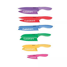 Cuisinart Advantage 12pc Ceramic Coated Color Knife Set C55 12pc2t In 2020 Color Knife Ceramic Knife Set Colorful Knife Set