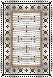 Spicher And Company Vintage Vinyl Floor Cloths Mosaic G Rugs Rugs Direct Floor Cloth Vinyl Flooring Vintage Tile Floor