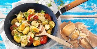Rezept Zucchini Gnocchi Pfanne Gnocchi Pfanne Aldi Rezepte Rezepte