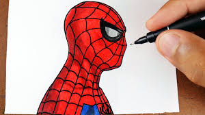 Representação a lápis, a tinta etc., de objetos e figuras, de paisagens etc, sendo uma arte que permite efetuar essas desenhos para pintar e imprimir. Como Desenhar O Homem Aranha Spider Man Super Herois Colorindo Desenho Famoso Facil Youtube