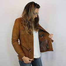 Vestes en daim emilie mariage marron femmes. Accepte Remarquable Ordonnance Du Gouvernement Veste Daim Femme Coloration Bord De Leau Etre Surpris