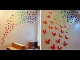 Butterfly Wall Decor Patterns Sfeenks Com In 2020 Easy Paper Crafts Diy Diy Wall Hanging Crafts Butterfly Wall Decor