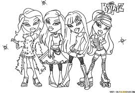 The coloring pages of bratz are very popular with girls. Bratz Fashion Coloring Page Only Coloring Pages Princess Coloring Pages Coloring Pages For Girls Disney Princess Coloring Pages