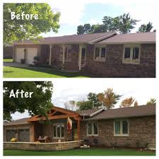 This blog has been quiet for a while, but i thought i'd dust it off and share my latest project. 1970 S Before And After Ranch Style Exterior Update Ranch House Remodel Home Exterior Makeover Brick Exterior House