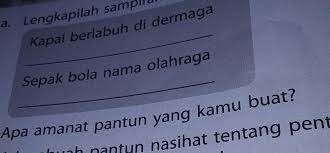Check spelling or type a new query. Apa Amanat Pantun Yang Kamu Buat Brainly Co Id
