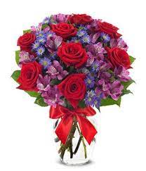 Flowers come with a glass vase and card for a beautiful presentation to touch their heart. Read More About Flowers Delivered Tomorrow Https Www Flowerwyz Com Next Day Flower Del Online Flower Delivery Cheap Flower Delivery Same Day Flower Delivery