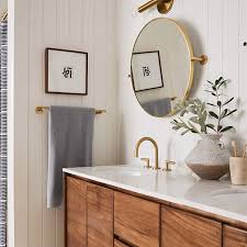 We can complete this bathroom furniture with a side cabinet and a. Metal Frame Pivot Wall Mirror Round