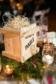 Table Decor A Christmas Story Wedding In Baltimore Maryland Tpoz Photography 1 275x412 A C Christmas Story Party Ideas Christmas Party Themes A Christmas Story