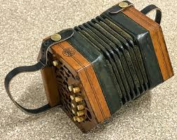 Minature 20 Key Anglo Concertina In F Bb Minatures Bellows Instruments