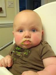 Image result for baby spitting cream peas