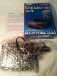 Jwin Jl 204 Alarm Clock Radio Am Fm Large Led Display New In Open Sealed Box Jwin Radio Alarm Clock Digital Clock Radio Alarm Clock