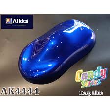 Aikka Candy Ak4444 Deep Blue Candy Automotive 2k Car Paint Shopee Malaysia