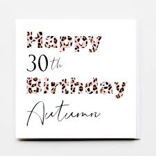 We wish a very happy birthday to the one and only karula. Happy Birthday Leopard Print Greeting Card By Buttongirl Designs Notonthehighstreet Com