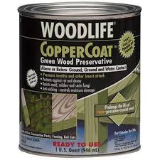 Coppercoat Green Wood Preservative 1 Qt Green Wood Green Copper Termites