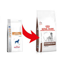 But fat dog mendoza knows justwhat to do! Korm Royal Canin Gastro Intestinal Low Fat