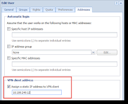 Your ip address is the number listed, in the above case it is 192.168.100. Assigning Static Ip Addresses For Kerio Control Vpn Clients