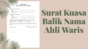 Contoh surat kuasa jual beli kendaraan bermotor surat kuasa ini diberikan kepada seseorang untuk mewakili kepentingan pemilik kendaraan untuk menjualkan kendaraannya karena surat pernyataan kepemilikan kendaraan untuk balik nama. Surat Kuasa Surat Balik Nama Ahli Waris Youtube