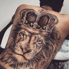 King Tattoo Back Tattoos For Guys Lion Back Tattoo Lion Tattoo