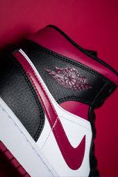 Air Jordan 1 Mid Black White Noble Red Air Jordan 1 Mid Bred Toe 554724 066 2020 In 2020 Air Jordans Jordan 1 Mid Custom Shoes Diy