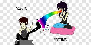 Vomiting Rainbow Image Bulimia Nervosa Drawing Cartoon Angry Lord Shiva Transparent Png Make eye brows, eyes & nose.