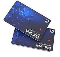 RFID Blocking Card for Passport with LED Light NFC Blocker Anti-Theft